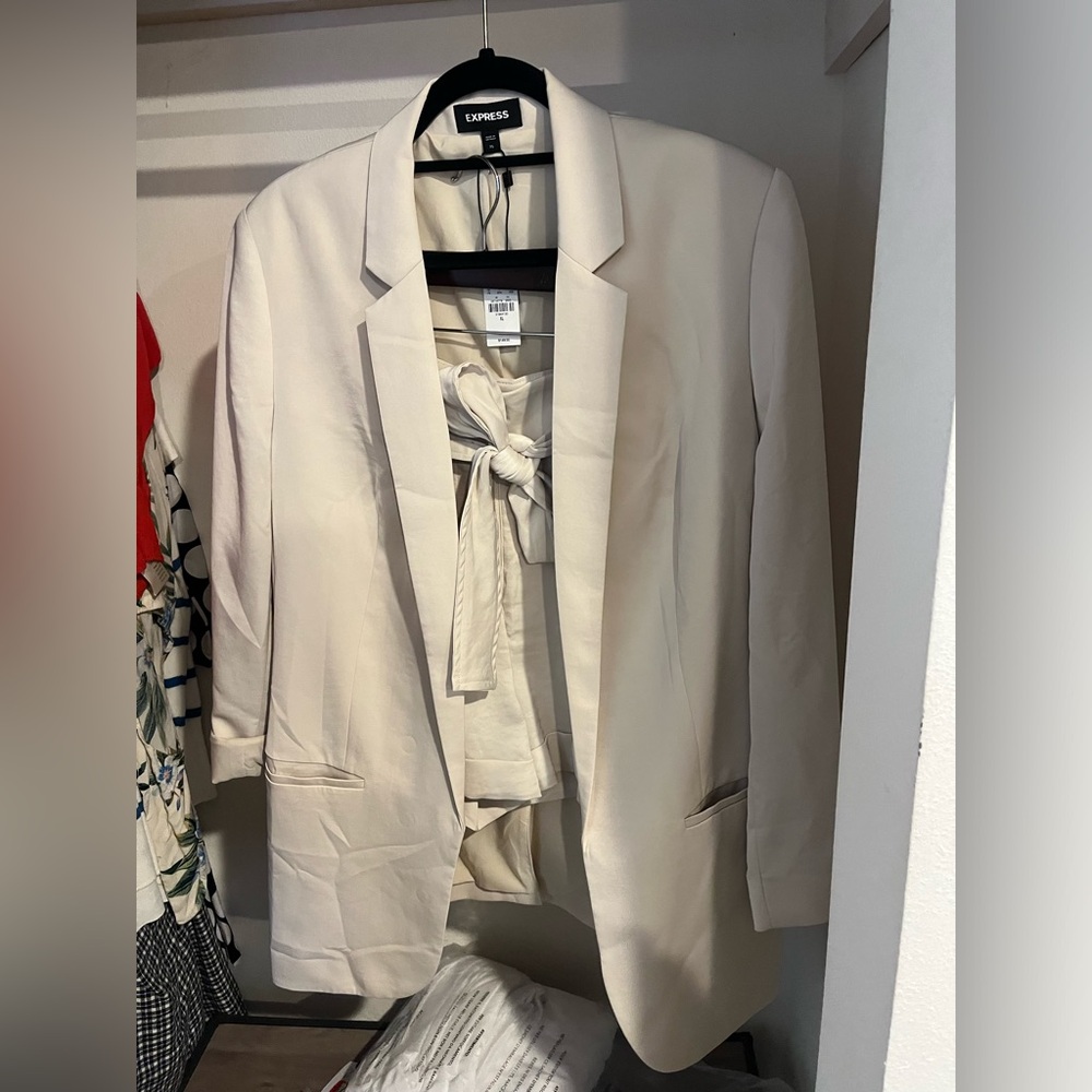 Express Satin oversized blazer size XL